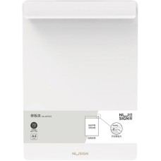 Планшет DELI Папка-планшет Nusign NS501WHITE A4 пенополипропилен белый