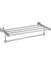 GFmark - Полка для полотенца с опорой, на квадратном основании, цвет ХРОМ. 84142
