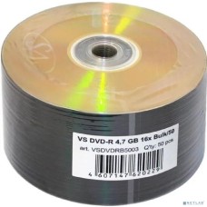 VS Диски DVD-R 4,7 GB 16x Bulk/50 ( DVDRB5003)(620229)