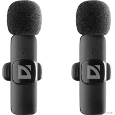 Defender Петличный микрофон Talky-138 wrls, черный, 2шт, адаптер [64152]