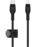 BELKIN Кабель BoostCharge PRO Flex USB-C-Lightning Braided Silicone Cable. Длина: 3м. Цвет: черный