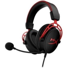 HYPERX Наушники с микрофоном Cloud Alpha красный/черный 1.3м мониторные оголовье (4P5L1AB#UUF)