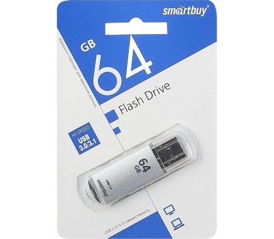 USB флеш SMARTBUY (SB64GBVC-S3) 64GB V-CUT SILVER USB 3.0