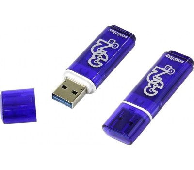 USB флеш SMARTBUY (SB32GBGS-DB) 32GB GLOSSY SERIES DARK BLUE USB 3.0