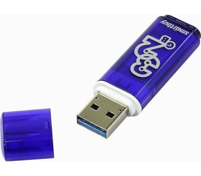 USB флеш SMARTBUY (SB32GBGS-DB) 32GB GLOSSY SERIES DARK BLUE USB 3.0