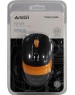 Мышь A4TECH Fstyler FG10 черный/оранжевый оптическая (2000dpi) беспроводная USB