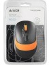 Мышь A4TECH Fstyler FG10 черный/оранжевый оптическая (2000dpi) беспроводная USB