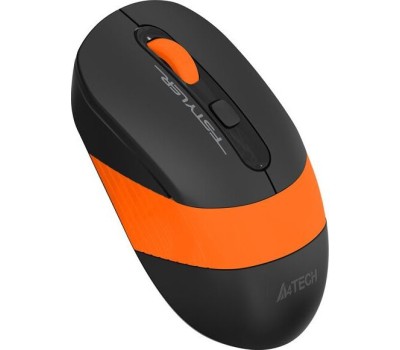 Мышь A4TECH Fstyler FG10 черный/оранжевый оптическая (2000dpi) беспроводная USB
