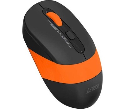 Мышь A4TECH Fstyler FG10 черный/оранжевый оптическая (2000dpi) беспроводная USB