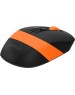 Мышь A4TECH Fstyler FG10 черный/оранжевый оптическая (2000dpi) беспроводная USB