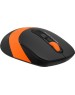 Мышь A4TECH Fstyler FG10 черный/оранжевый оптическая (2000dpi) беспроводная USB