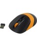 Мышь A4TECH Fstyler FG10 черный/оранжевый оптическая (2000dpi) беспроводная USB