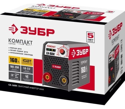 Сварочный аппарат ЗУБР СА-160К Сварочный аппарат инверторный 160 А