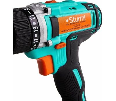 Дрель STURM CD3618 Аккумуляторная дрель