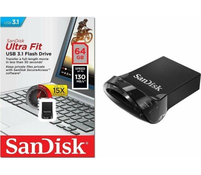 флешка SANDISK 64GB Ultra Fit CZ430 USB3.1 (SDCZ430-064G-G46)
