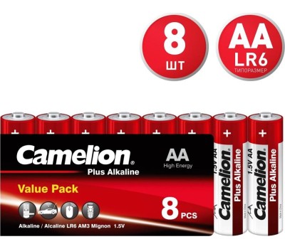 Элементы питания CAMELION (9283) LR6-SP8
