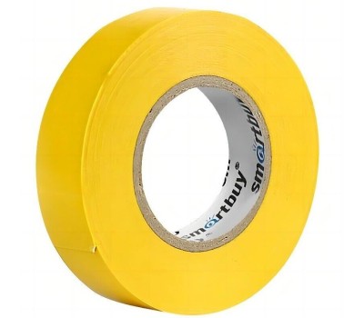 изолента SMARTBUY (SBE-IT-19-20-y) 0,18х19 мм - 20 м желтый