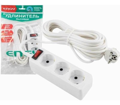 Удлинитель ENGY Удлинитель с выключателем 