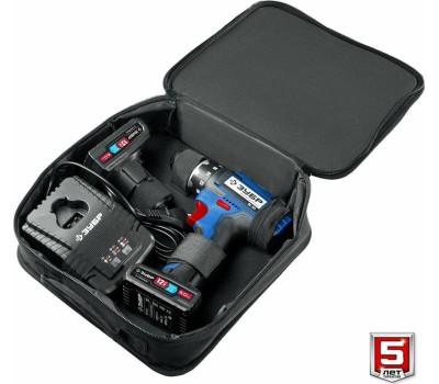 Дрель-шуруповерт ЗУБР DL-121-42 12В, 2аккум