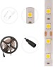 Лента светодиодная LAMPER (141-466) LED лента 5м открытая, 10 мм, IP23, SMD 5050, 60 LED/m, 12 V, цвет свечения теплый белый LAMPER
