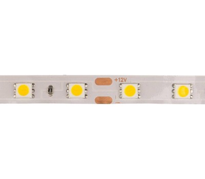 Лента светодиодная LAMPER (141-466) LED лента 5м открытая, 10 мм, IP23, SMD 5050, 60 LED/m, 12 V, цвет свечения теплый белый LAMPER