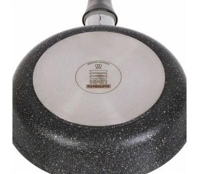 Сковорода НЕВА МЕТАЛЛ ПОСУДА L18020i а/пр литая 20см съемн/руч индукция Гранит 550000522