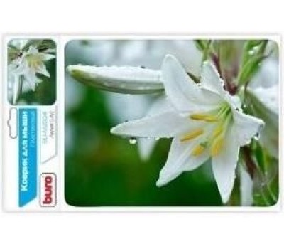 Коврик для мыши BURO BU-M20041 Мини рисунок/лилия 230x180x2мм