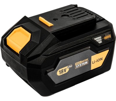 Батарея DENZEL Батарея аккумуляторная B-18-6.0, Li-Ion, 18 В, 6,0 Ач 28436