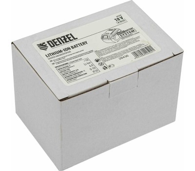 Батарея DENZEL Батарея аккумуляторная B-18-6.0, Li-Ion, 18 В, 6,0 Ач 28436