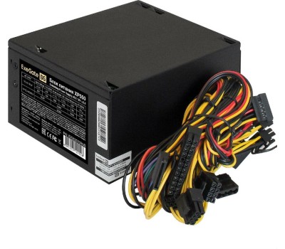 Блок питания EXEGATE EX282070RUS Блок питания 550W XP550, ATX, black, 12cm fan, 24p+4p, 6/8p PCI-E, 3*SATA, 2*IDE, FDD