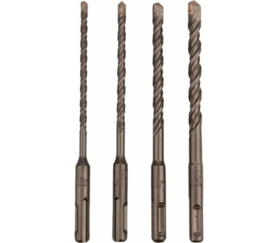 Бур KRANZ (KR-91-0405) Набор буров по бетону 5-6-8-10х160х100мм, 4 шт, в пластиковой коробке SDS PLUS