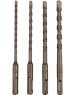 Бур KRANZ (KR-91-0405) Набор буров по бетону 5-6-8-10х160х100мм, 4 шт, в пластиковой коробке SDS PLUS