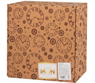 Часы настенные LEFARD 220-477 МОДЕРН 25,4*25,4*7,7см