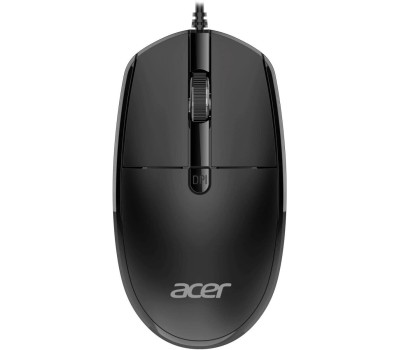 Мышь ACER Мышь OMW401 черный оптическая 2000dpi silent USB 4but (ZL.MCEEE.031)