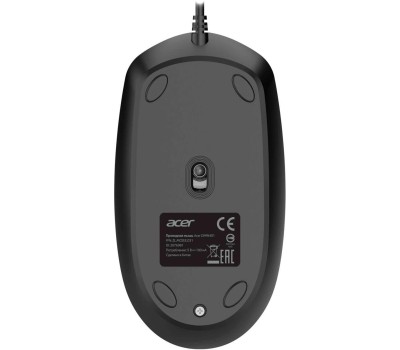 Мышь ACER Мышь OMW401 черный оптическая 2000dpi silent USB 4but (ZL.MCEEE.031)