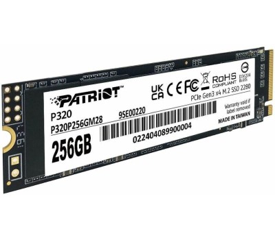 PATRIOT Накопитель SSD PCIe 3.0 x4 256GB P320P256GM28 P320 2280