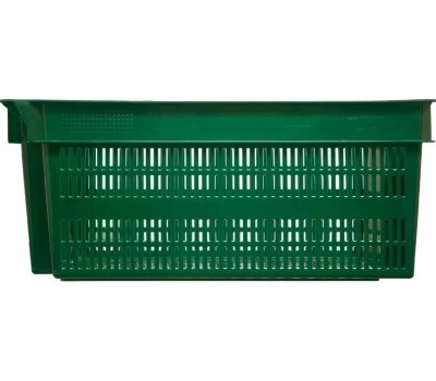 Ящик ТАРА.РУ Север помнит 125 полимерный 600х400х250 перфорированный зеленый (35588)