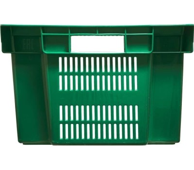 Ящик ТАРА.РУ Север помнит 125 полимерный 600х400х250 перфорированный зеленый (35588)