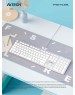 A4TECH Клавиатура Fstyler FX50, проводная, USB, ножничная, белый [fx50 white]