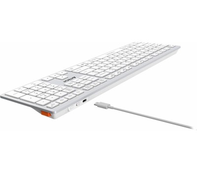 A4TECH Клавиатура Fstyler FX50, проводная, USB, ножничная, белый [fx50 white]
