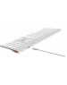 A4TECH Клавиатура Fstyler FX50, проводная, USB, ножничная, белый [fx50 white]