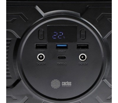 CACTUS Электростанция портативная CS-PCS172 48000mAh 5A 3xUSB черный