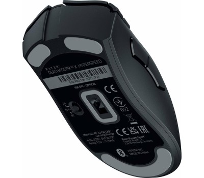 RAZER Мышь беспроводная DeathAdder V2 X HyperSpeed, игровая, Bluetooth/Радио, оптическая, USB, 14000dpi, черный [rz01-04130100-r3g1]