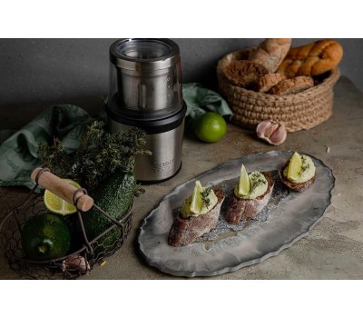 Измельчитель CASO Измельчитель электрический UZ 200, 200Вт, серебристый