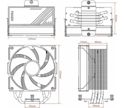 ID-COOLING Cooler FROZN A410 BLACK