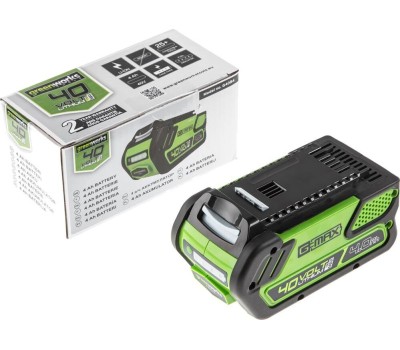 Триммер электрический GREENWORKS Триммер электрический GD40BCK4, аккумуляторный, 40В, 4Ач, с ЗУ [1301507ub]