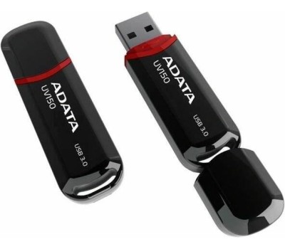 Флешка A-DATA Флешка USB AUV150 512ГБ, USB3.0, черный [auv150-512g-rbk]