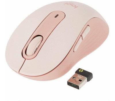 LOGITECH Мышь беспроводная M650, Bluetooth/Радио, оптическая, USB, 4000dpi, розовый [910-006391]