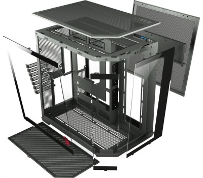 Корпус для ПК BLOODY Корпус ATX BD-CC109, Midi-Tower, без БП, черный [bd-cc109-bk]