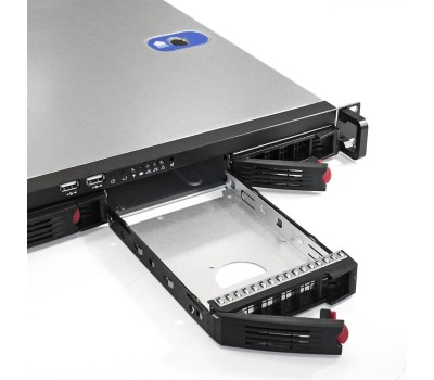 EXEGATE Корпус для сервера монтируемый в стойку Pro 660-HS04/1U-800ADS, 1U, 800 Вт, черный [ex288493rus]